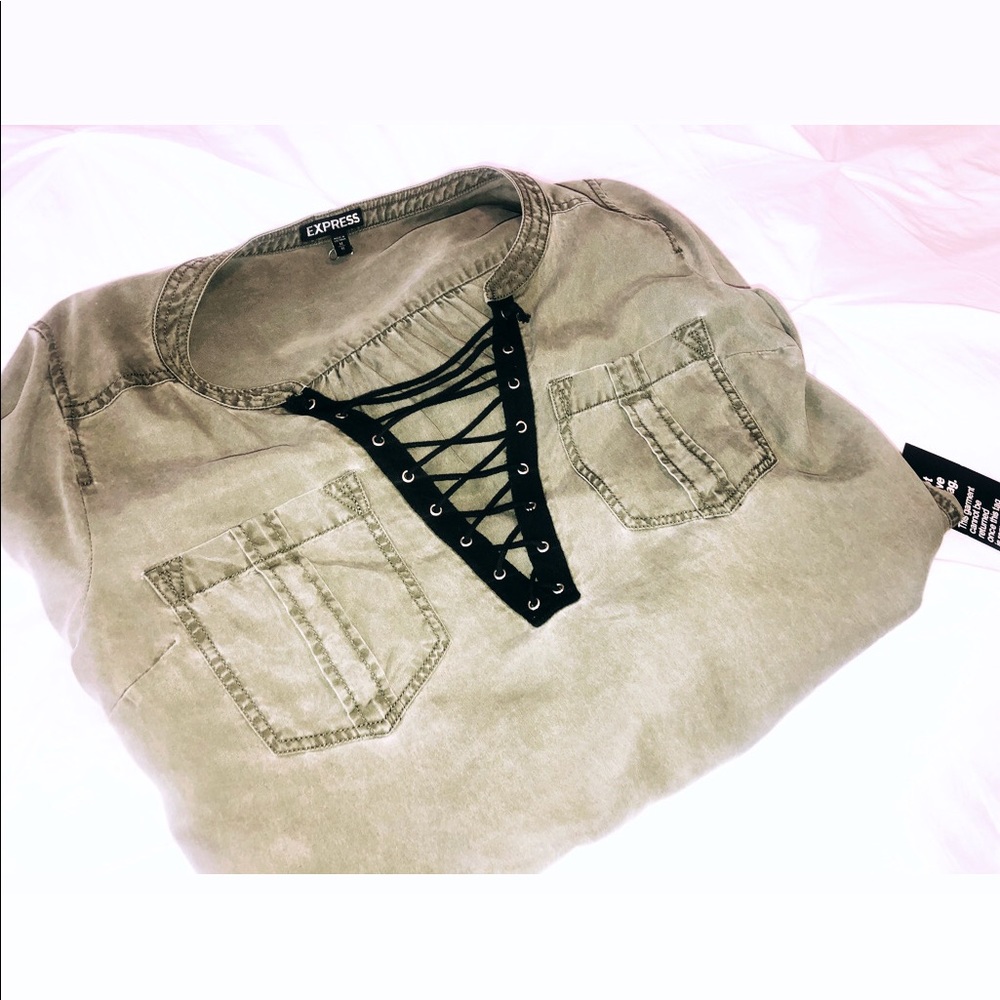 Army green dress